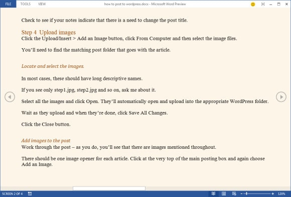 Read Mode optimizacija za touchscreen