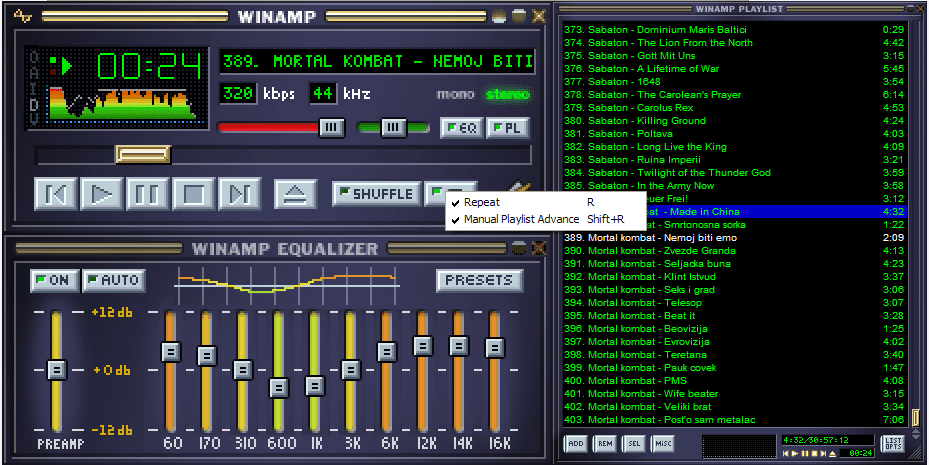 winamp, retro,