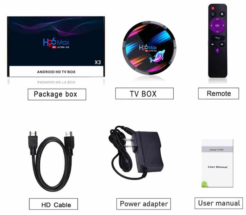 H96 Max X3 TV BOX za vrhunsku kvalitetu 8K