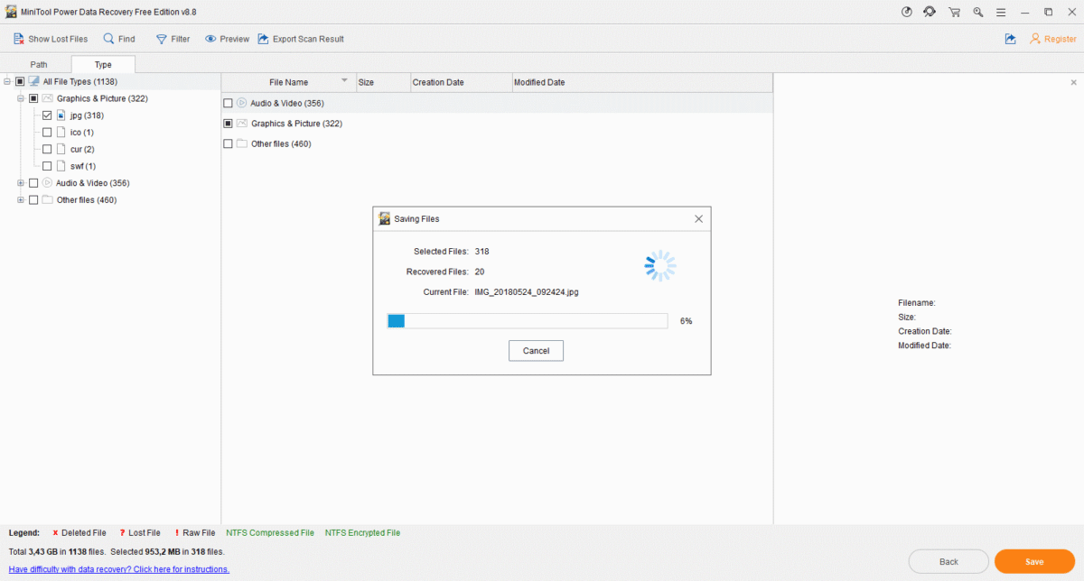 Skeniranje USB stika u potrazi za obrisanim fotografijama