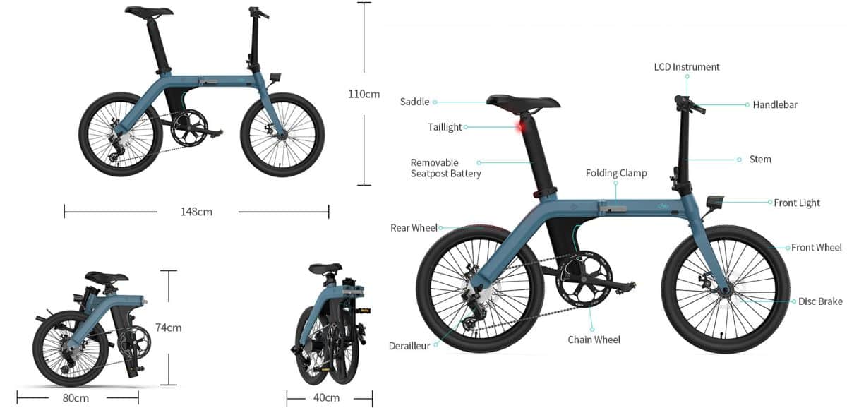 Električni bicikl FIIDO D11