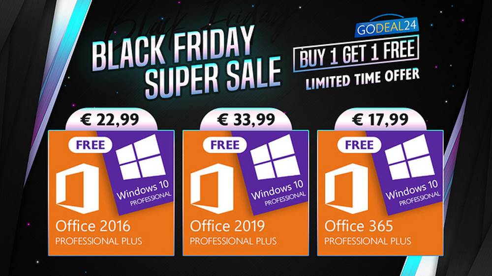 Black Friday Windows 10 licenca