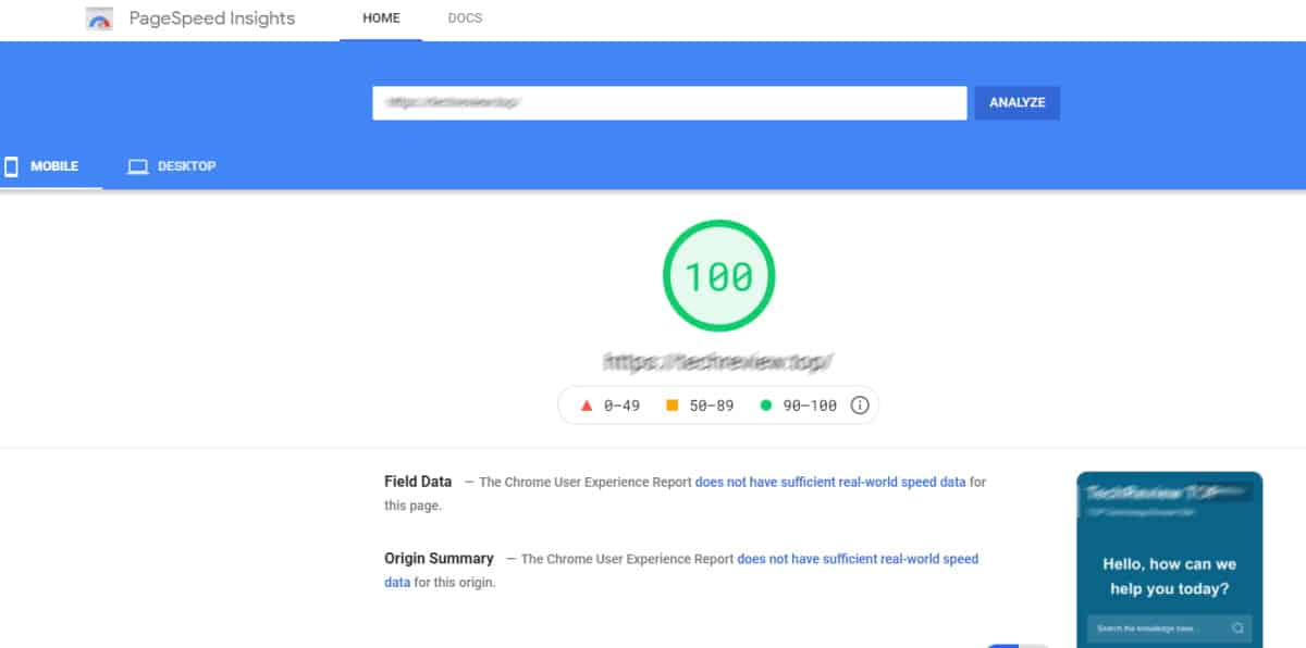 Brzina WordPress teme LearnMore