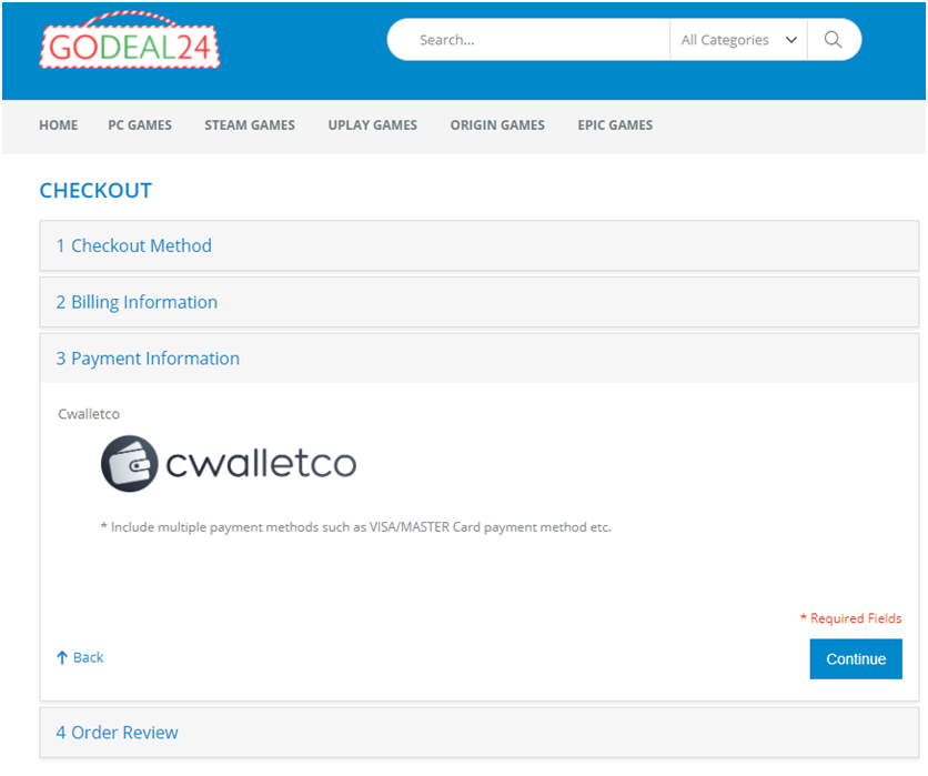 Plaćanje na Godeal24