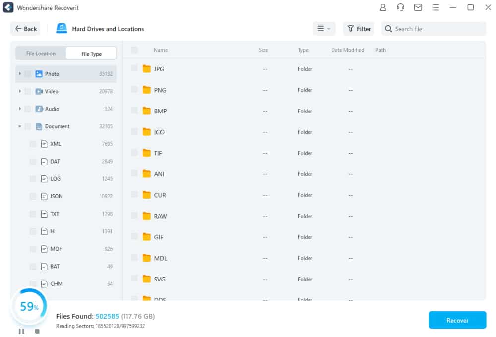 Wondershare Recoverit