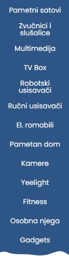 Smartus kategorije akcije