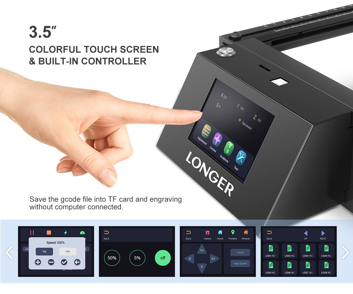 zaslon u boji osjetljiv na dodir