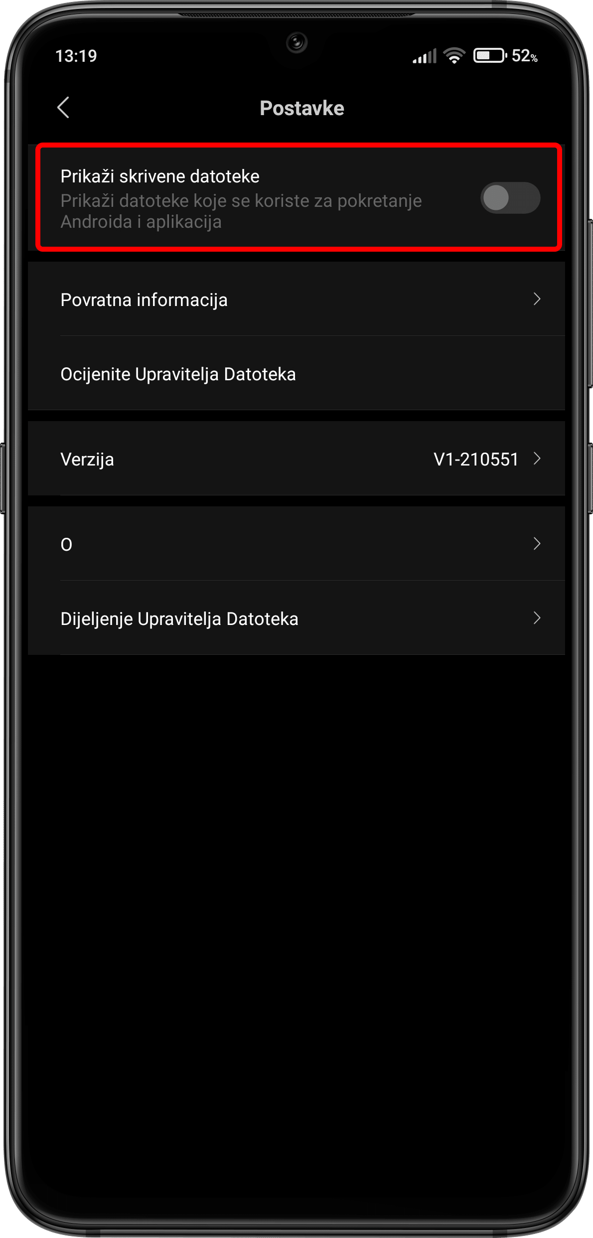 kako sakriti video i fotografije na mobitelu