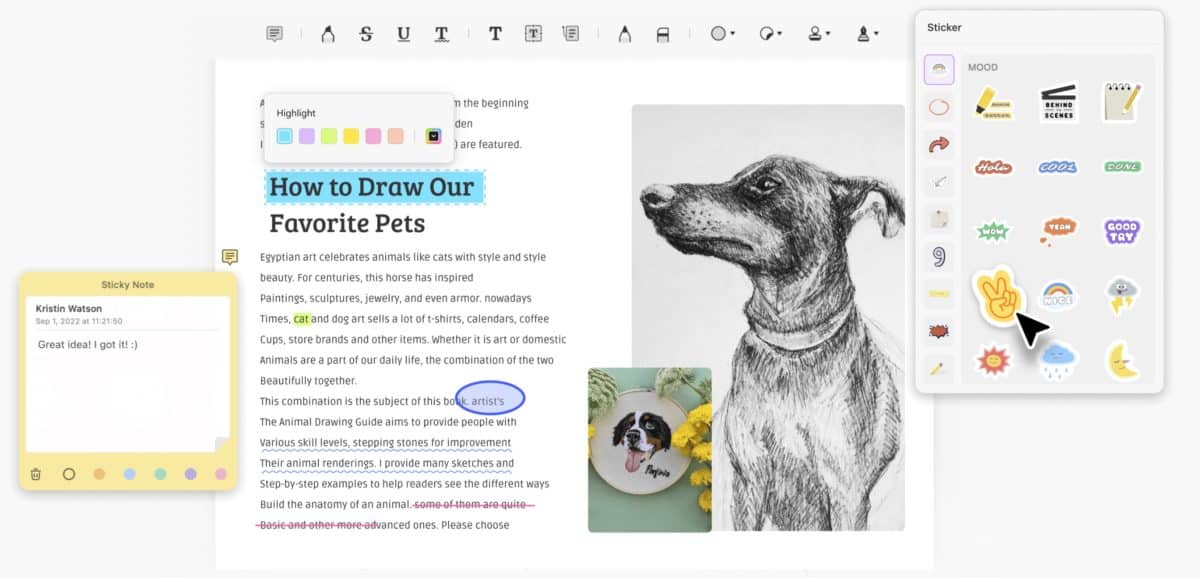 Ostavljanje komentara i bilježaka s UPDF-om