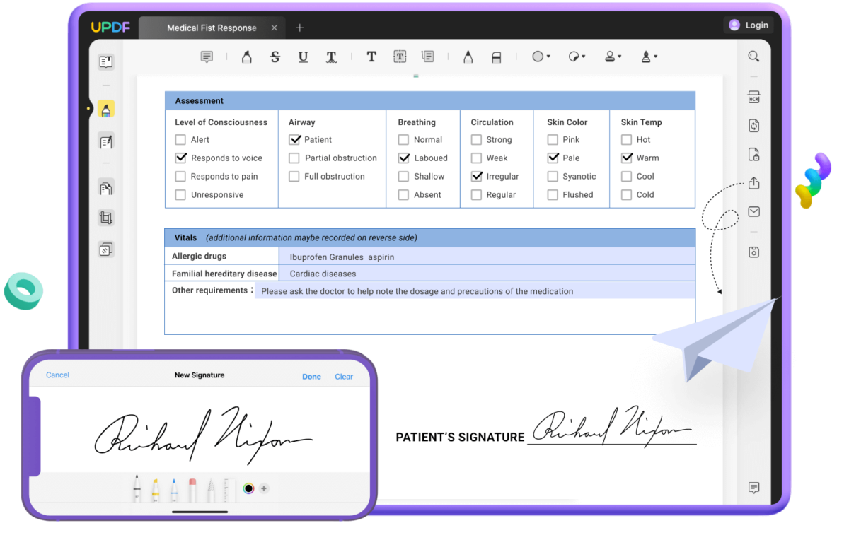Potpisivanje dokumenata s UPDF-om