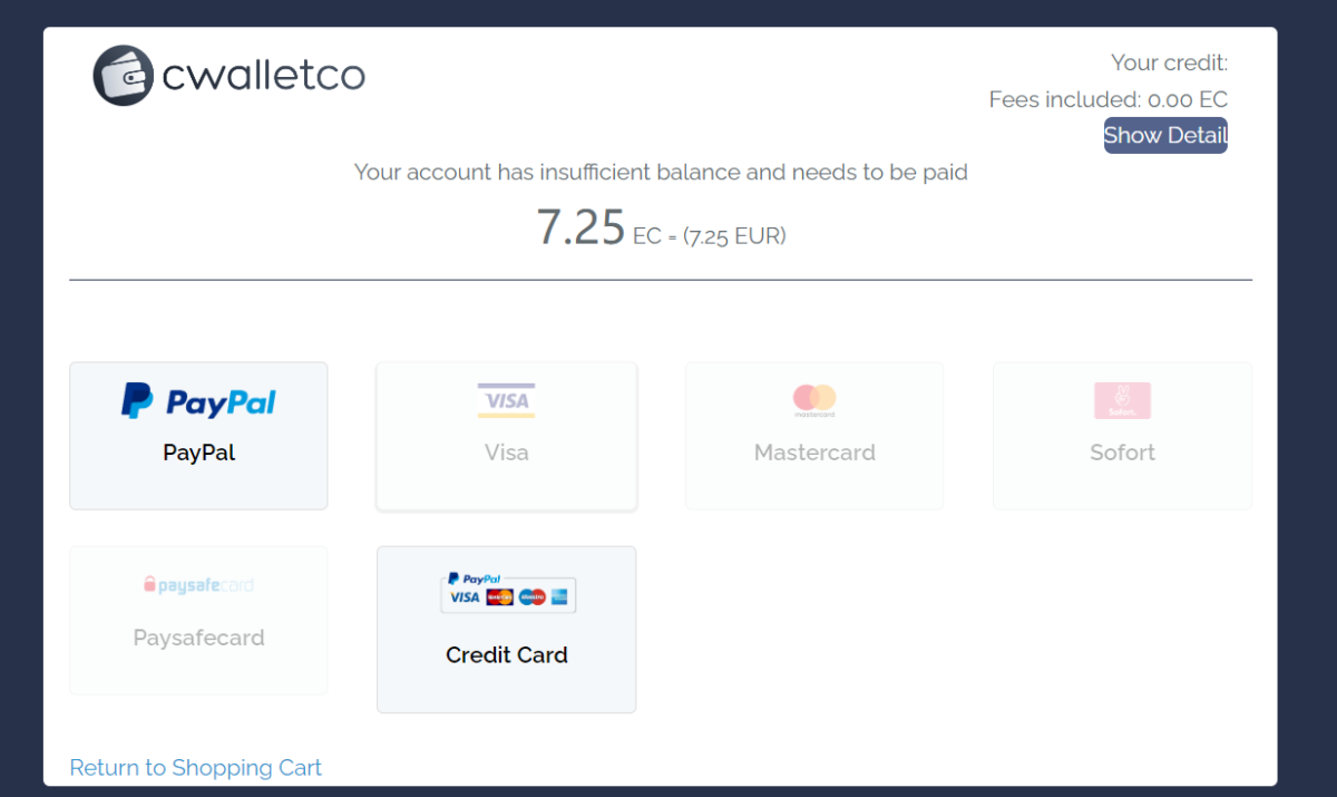 odabir metode plaćanja